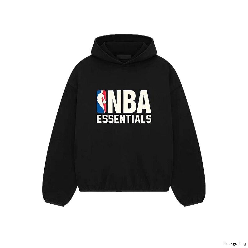 ESSENTIALS NBA-style black hoodie