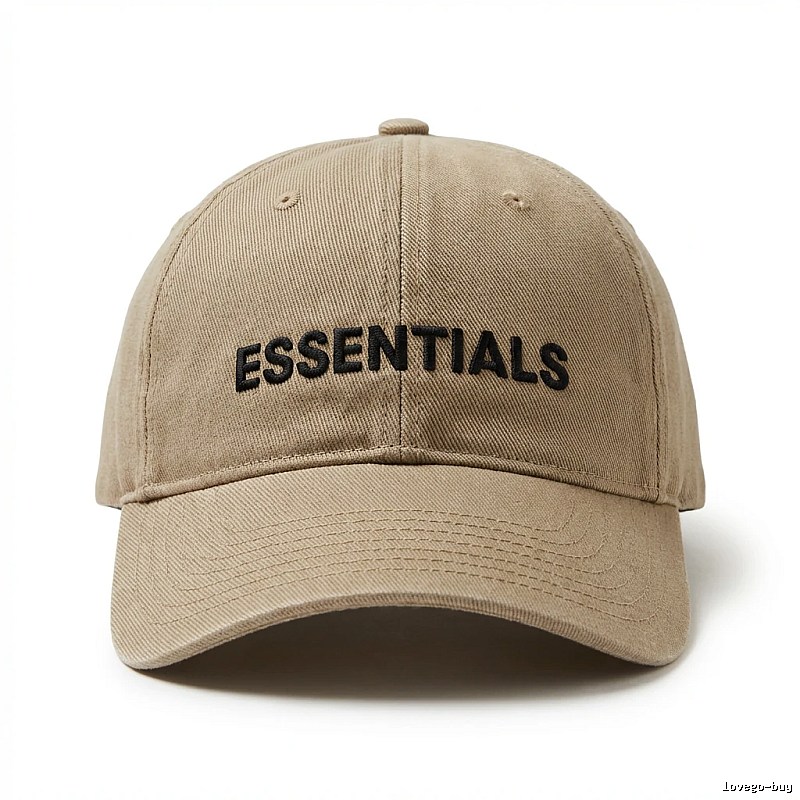 ESSENTIALS Simple Style Khaki Hat