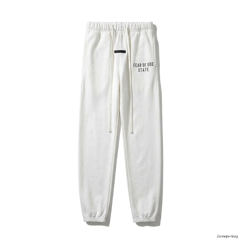 ESSENTIALS Simple Style White Sweatpants