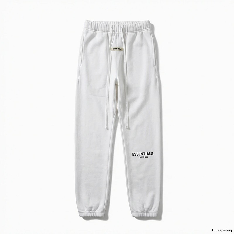 ESSENTIALS Simple Style White Sweatpants