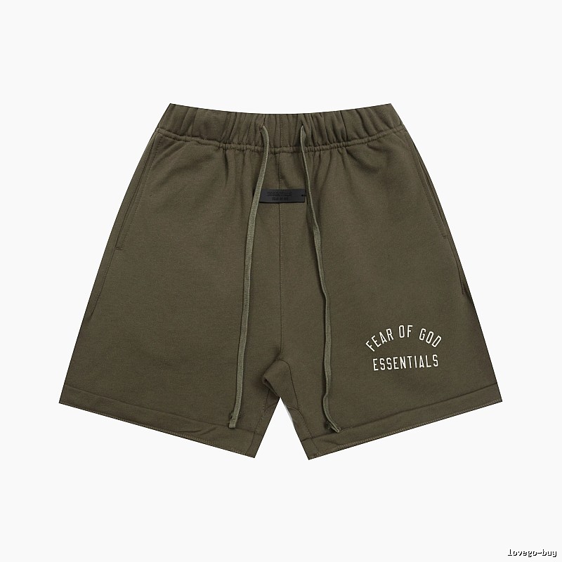ESSENTIALS trendy brand army green shorts