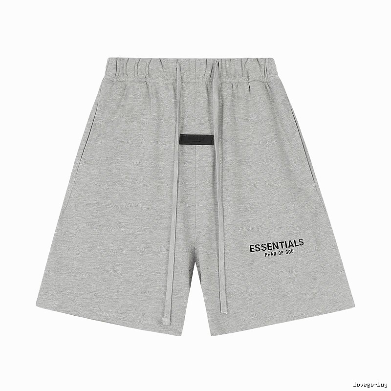 ESSENTIALS Trendy Brand Simple Style Grey Shorts