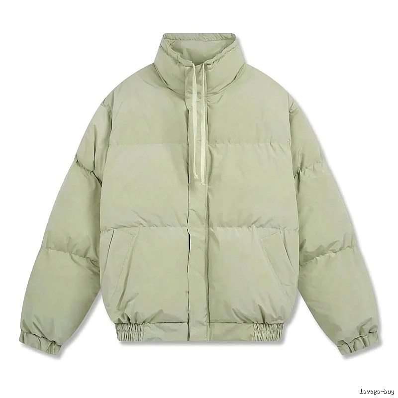 ESSENTIALS trendy brand simple style light green cotton-padded jacket