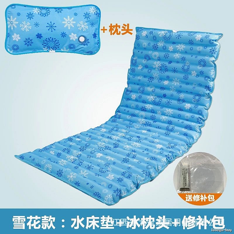 Family Cooling Sleeping Mat For Sofa Use 160 x 50 cm Snowflake Pattern