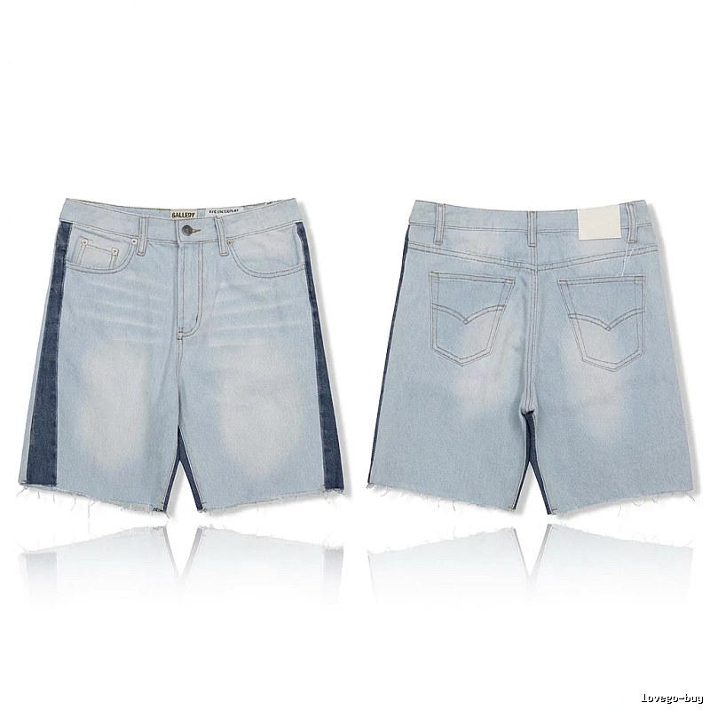 Gallery Dept denim-style light blue shorts