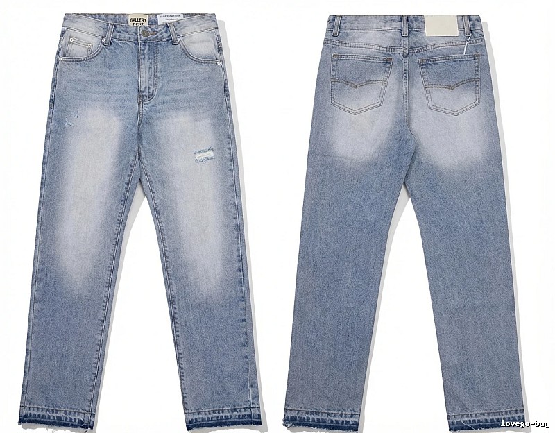 Gallery Dept. distressed light blue jeans