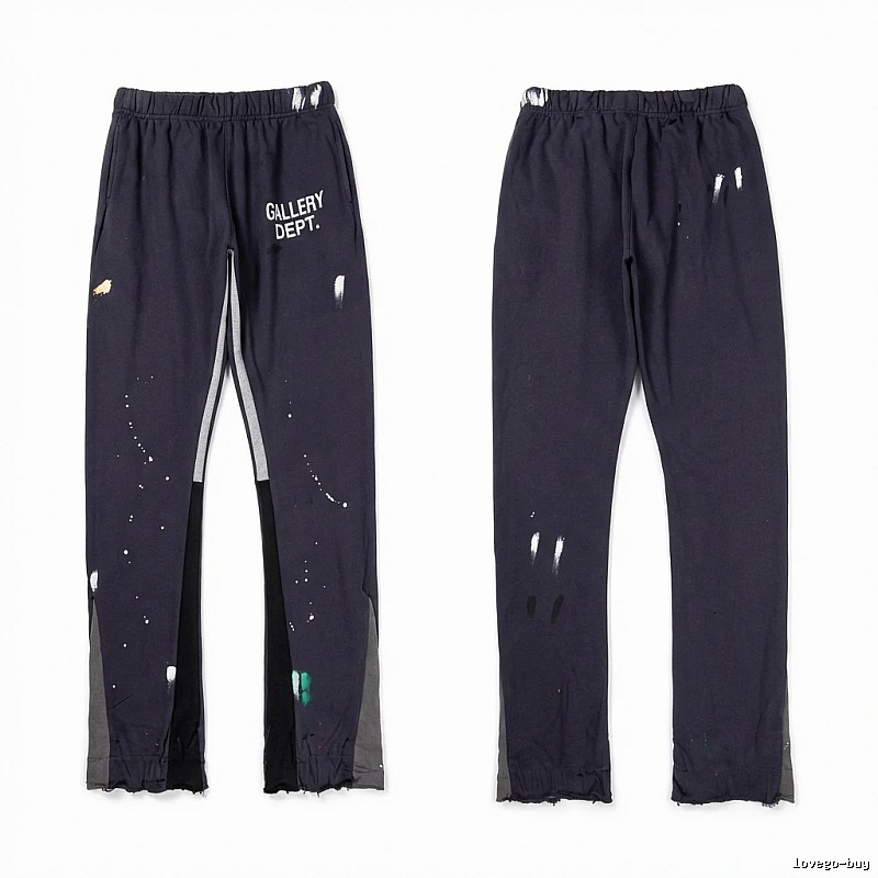 Gallery Dept Graffiti Style Black Pants