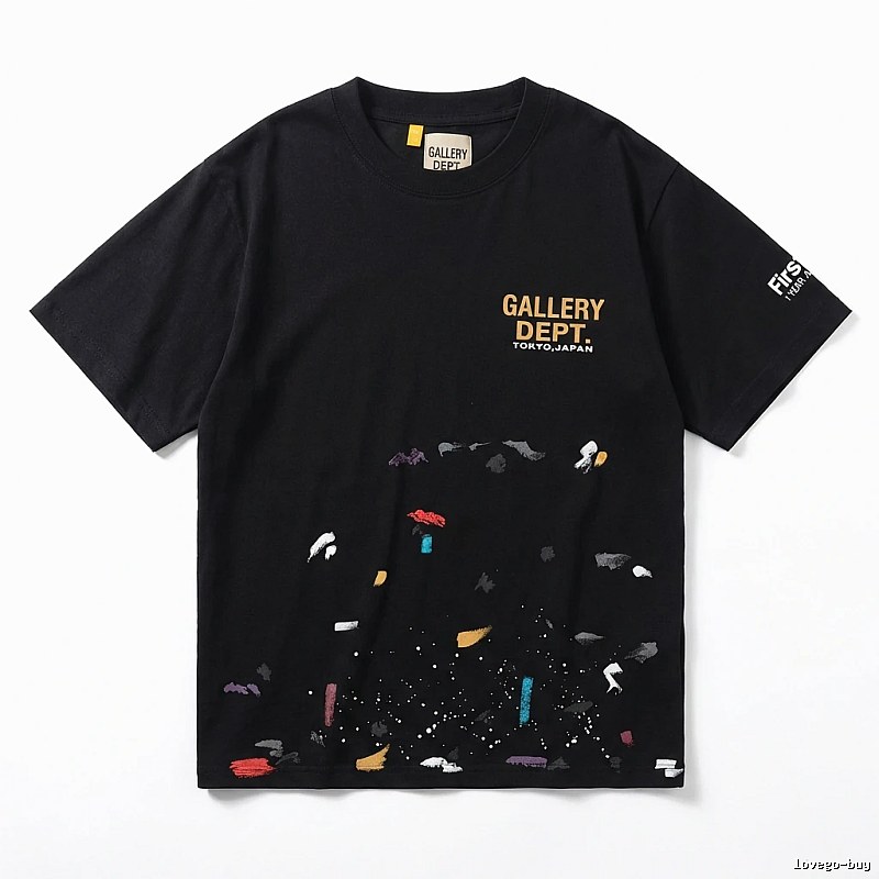Gallery Dept Graffiti Style Black T-shirt
