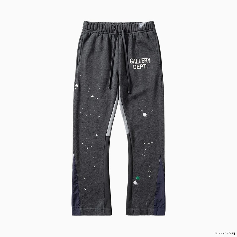 Gallery Dept Graffiti Style Grey-Purple Sweatpants