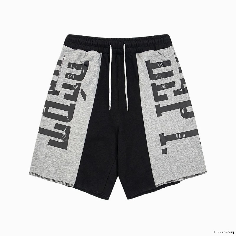 Gallery Dept. Letter Color-Block Casual Shorts