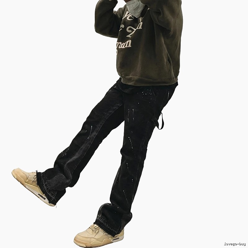 Gallery Dept Splatter Paint Style Black Jeans