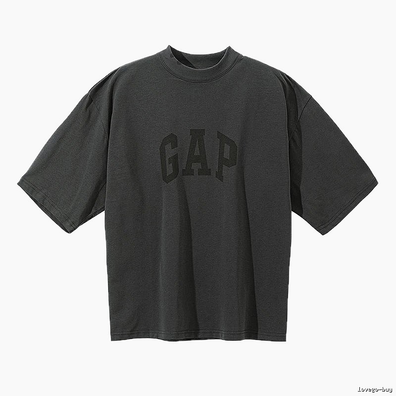 GAP x Kanye co-branded dark grey T-shirt