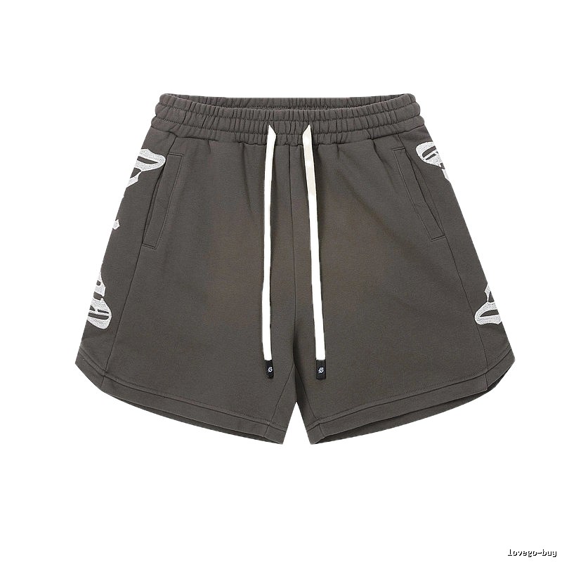 Godspeed Printed Street Style Charcoal Gray Casual Shorts