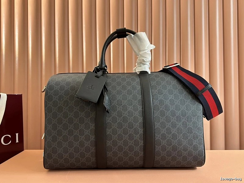Gucci GG duffle bag Gray Rounded Travel Top
