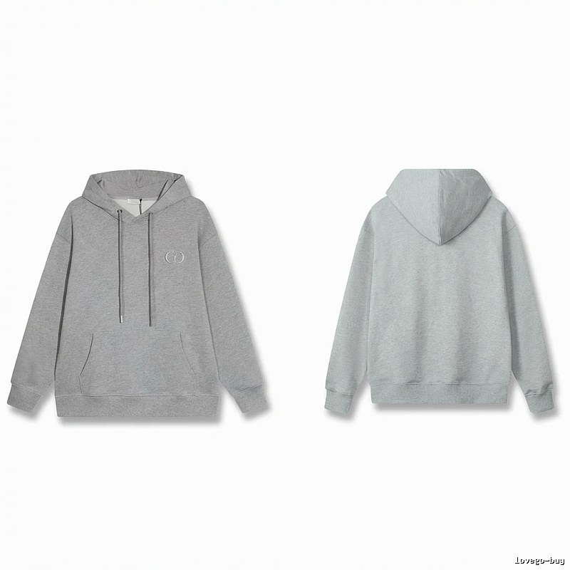 Gucci minimalist style grey hoodie