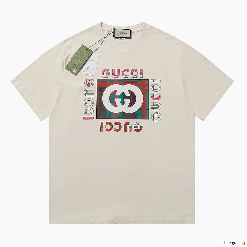 Gucci printed fashion white T-shirt