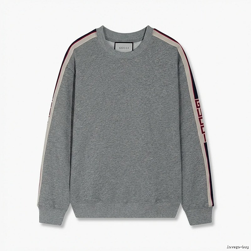Gucci retro-style grey sweatshirt
