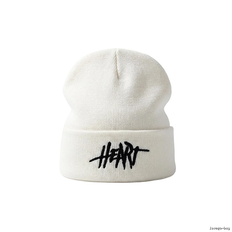 Heart Trend Brand Simple Style White Hat
