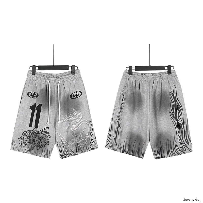 Hellstar dark style gray shorts