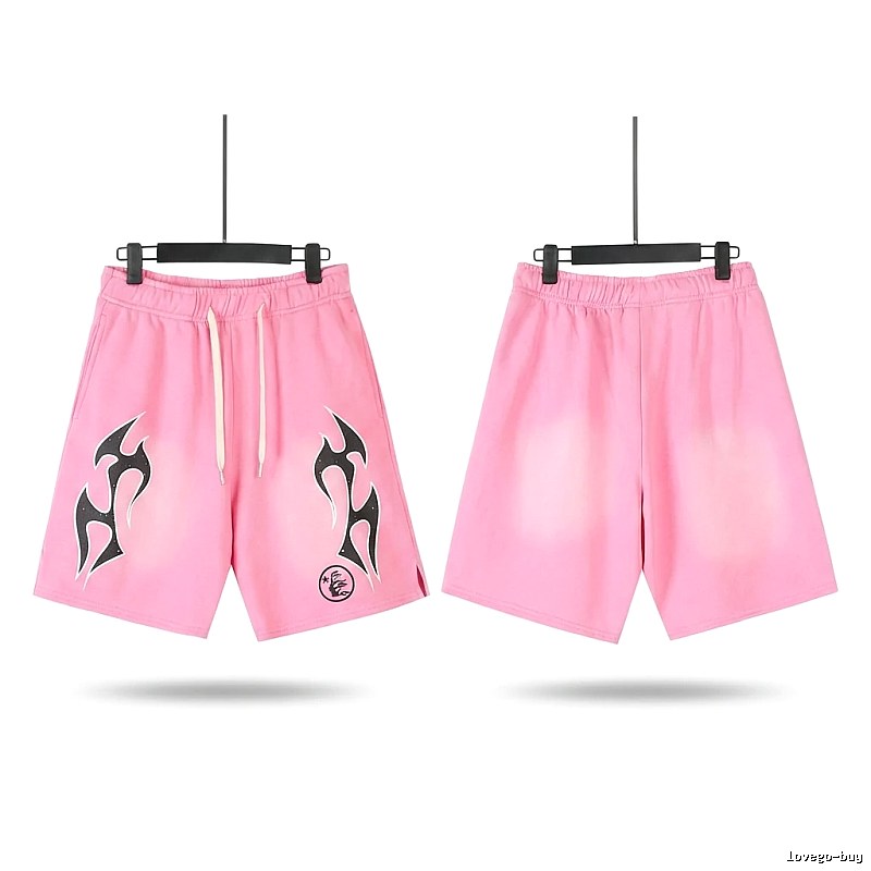 Hellstar Flame Wind Pink Shorts