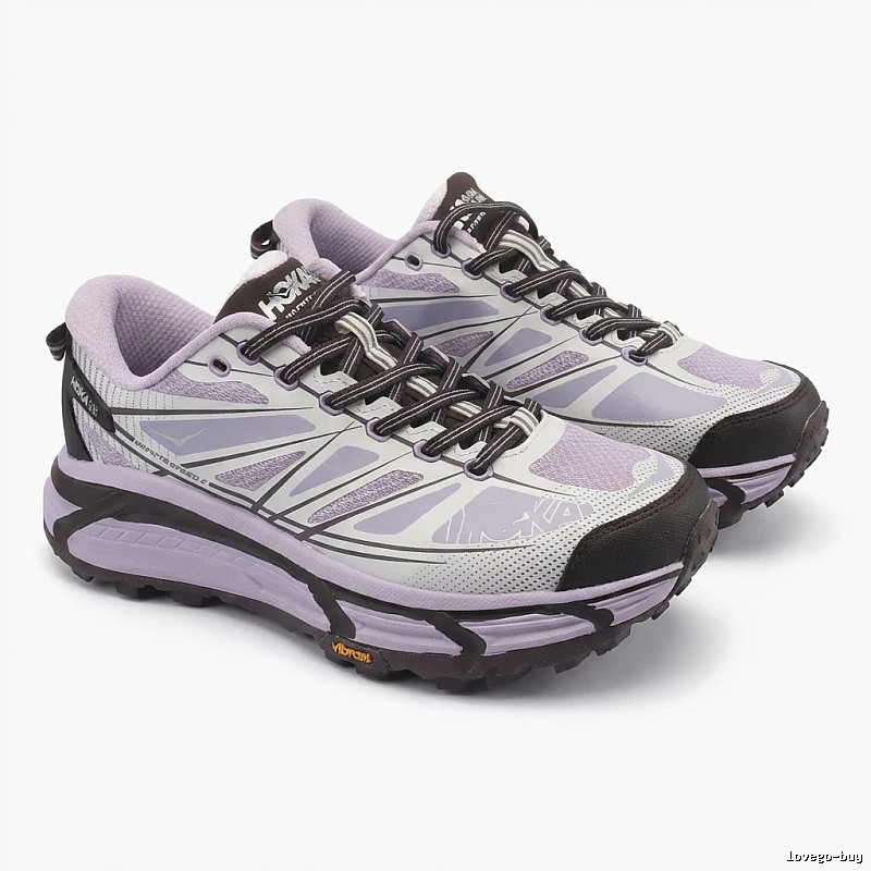 HOKA Trail Running Shoes in Grey-Purple