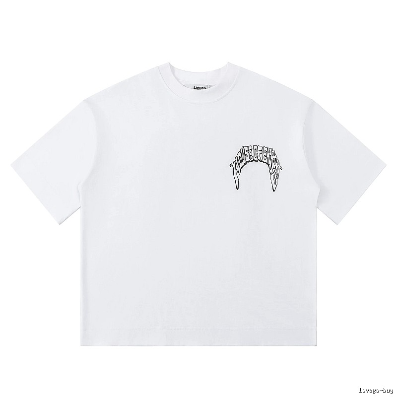 House of Errors Trendy White Short-sleeve Shirt