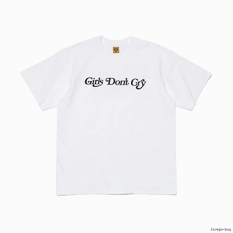 HUMAN MADE Co-branded Japanese Streetwear White Printed T-Shirt