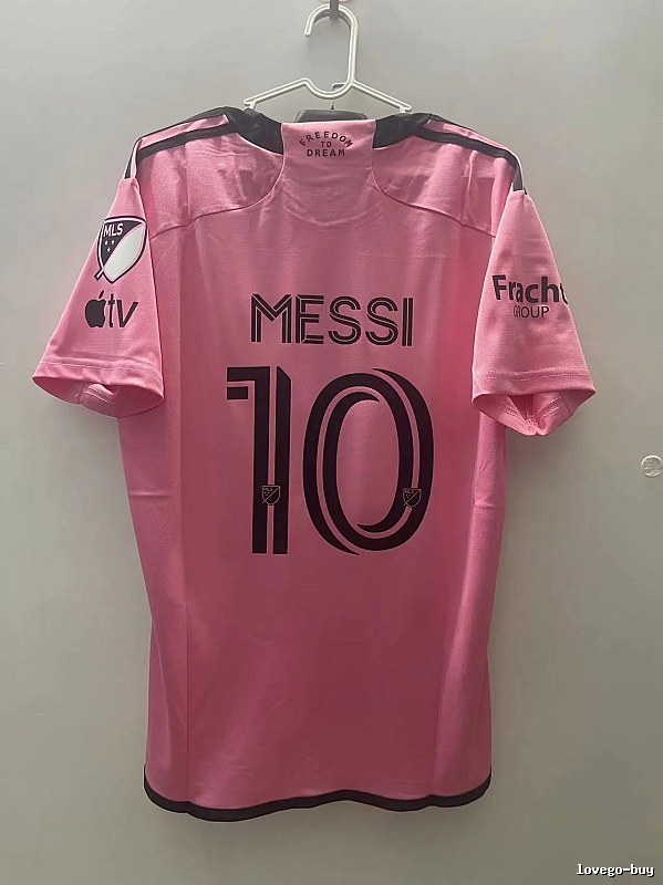 Inter Miami Classic Messi #10 soccer jersey Pink Inter Miami for Daily Styling