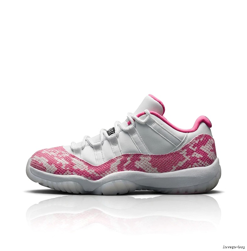Jordan 11 Pink and White Trendy and Cool Athletic Shoes