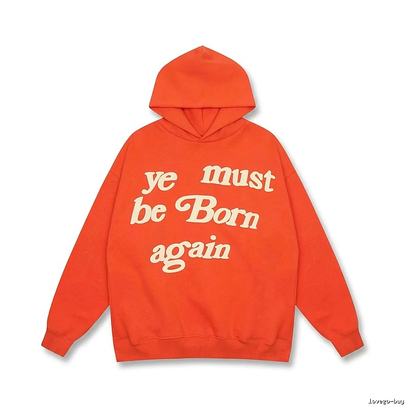 Kanye orange trendy style sweatshirt
