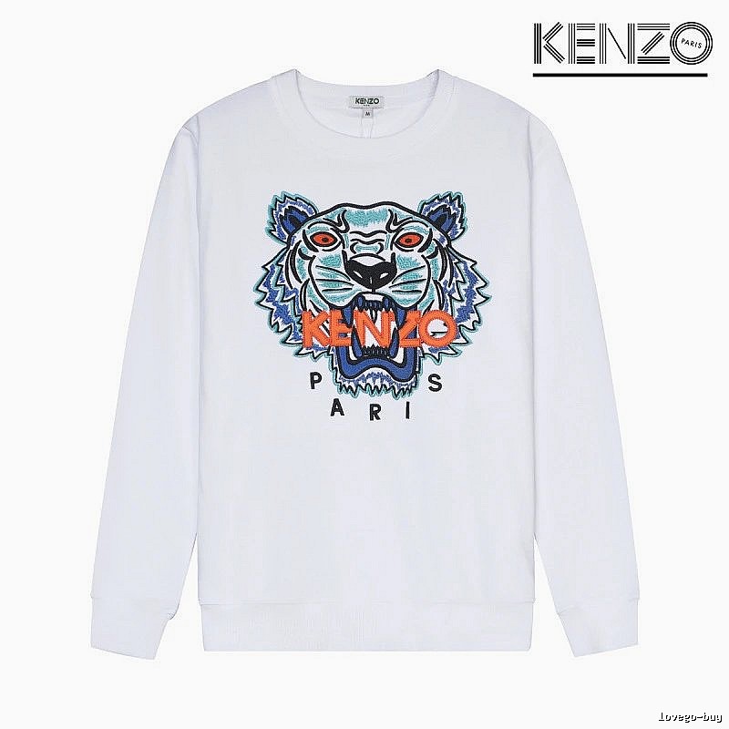 Kenzo Style Kc16 Tiger SweatShirt Coffee Run Graphic