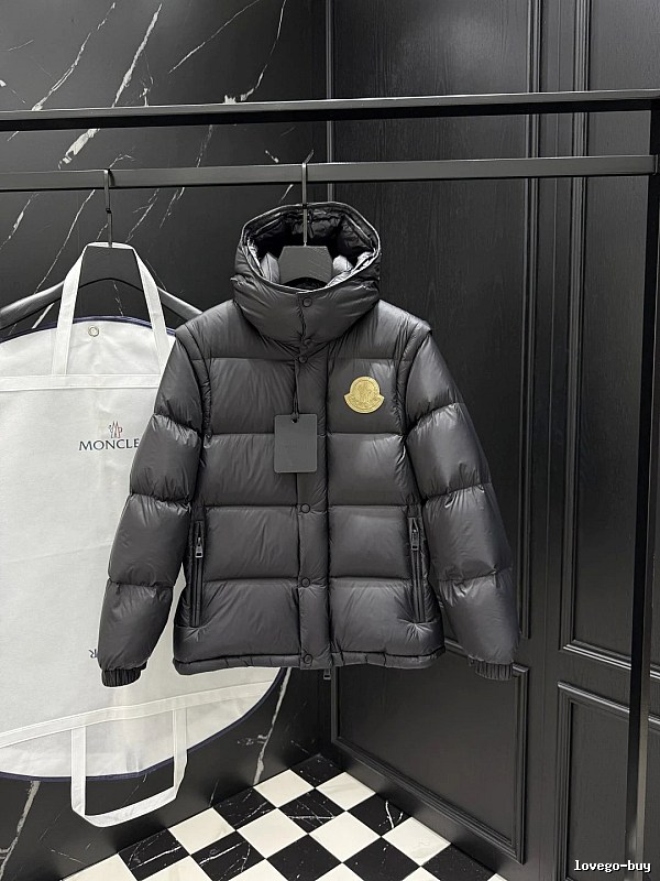 Kids Puffer Jacket in Gray by Moncler