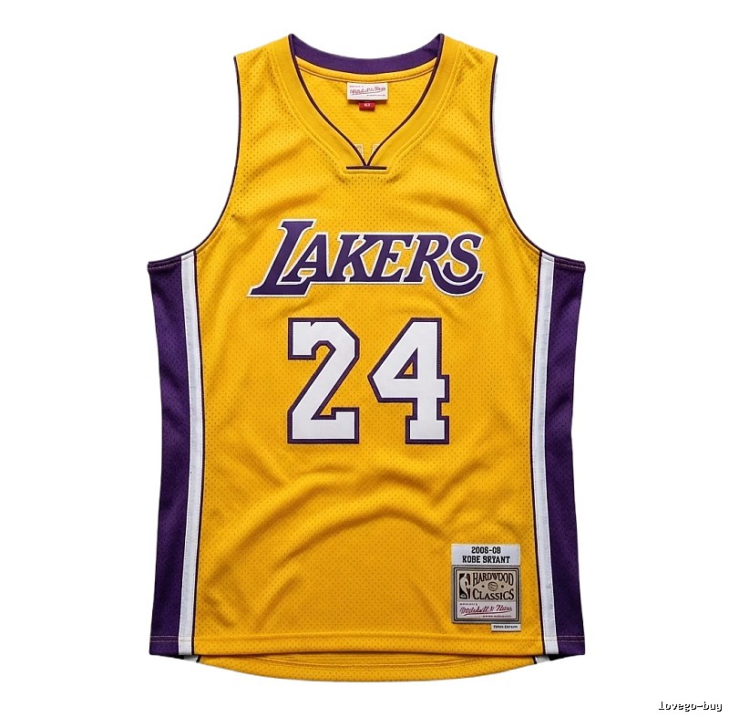 Kobe Kobe No. 24 yellow jersey
