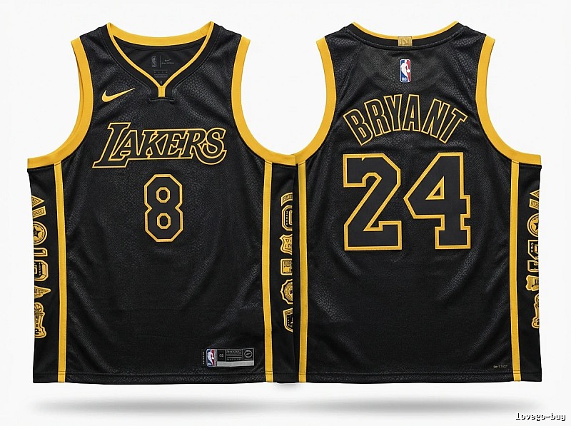 Kobe Lakers retro-style jerseys