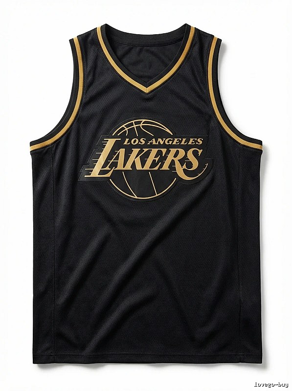LBJ Lakers retro black jersey