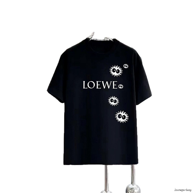 LOEWE Soot Sprite Casual Black T-Shirt