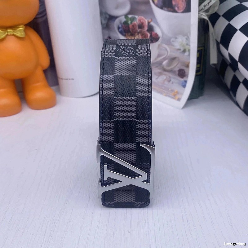 Louis Vuitton Travel-Friendly Accent Monogram Belt Layered Outfit