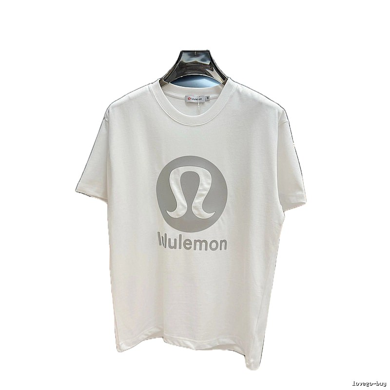 lululemon Classic Printed Sporty White T-Shirt