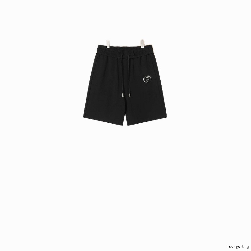 LV casual style black shorts