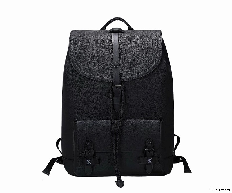LV classic black backpack