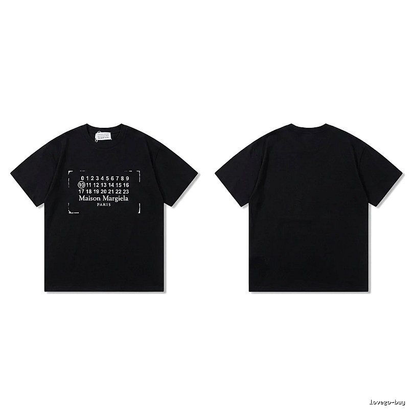 Maison Margiela Digital Style Black T-shirt