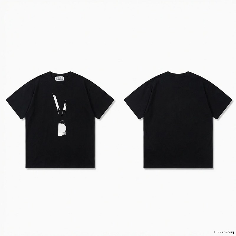 Maison Margiela minimalist black T-shirt