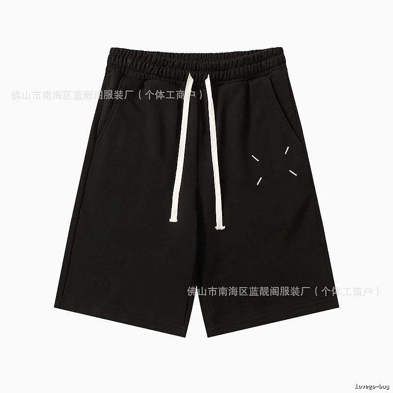 Maison Margiela minimalist style black shorts