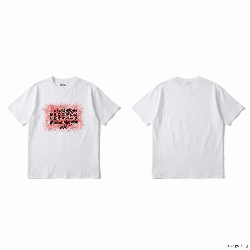 Maison Margiela white T-shirt with digital print