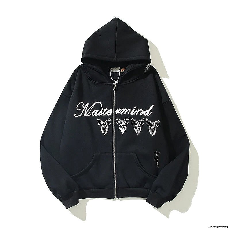 Mastermind Black Zip Hoodie Daily Styling Graphic