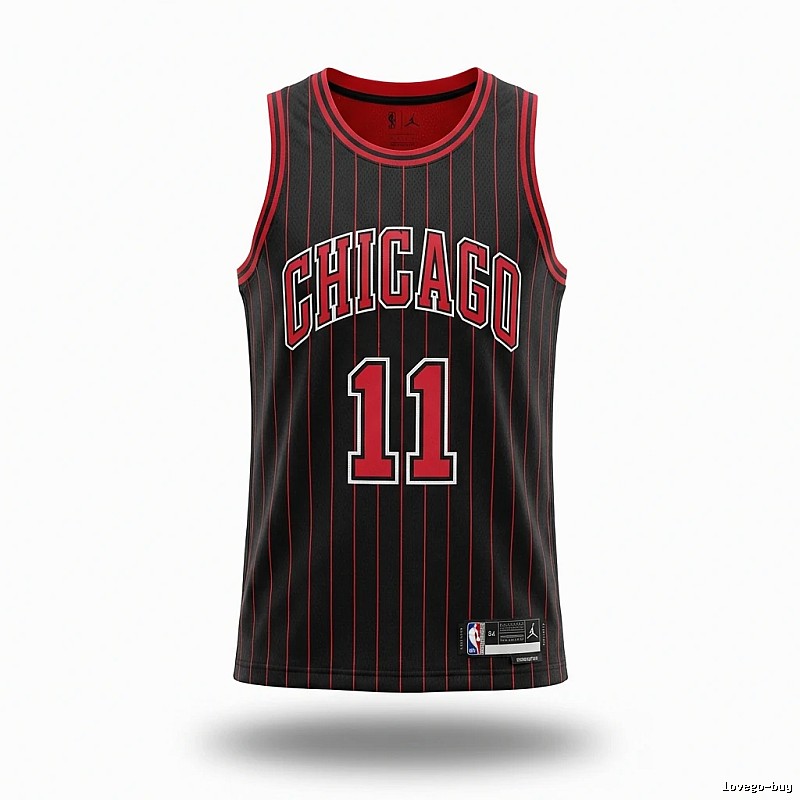 Michael Jordan retro black and red jersey