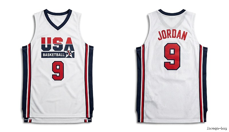 Michael Jordan retro-style white jersey