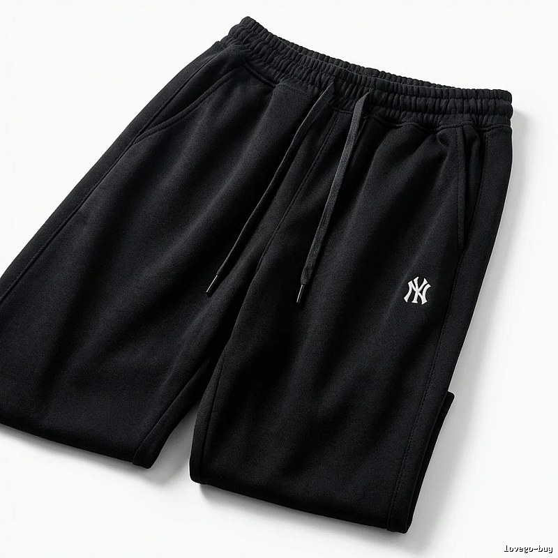 MLB Basic Style Casual Black Sweatpants