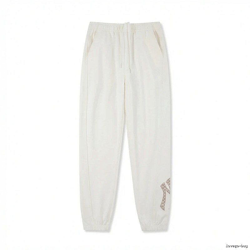 MLB casual style white sweatpants