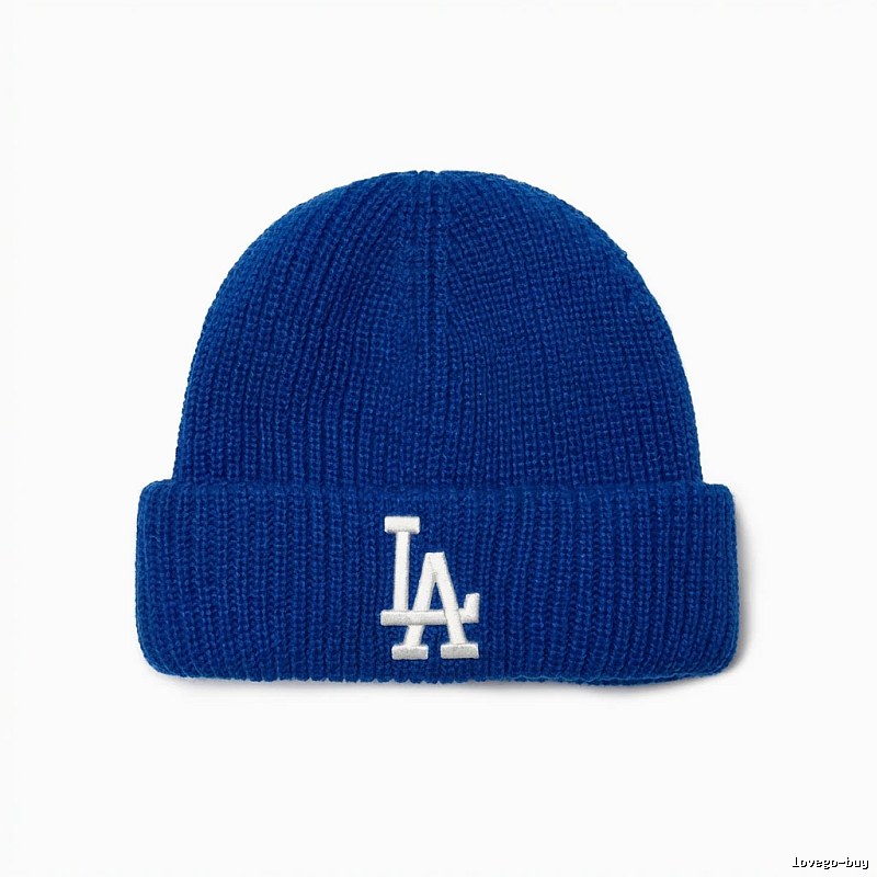 MLB LA Series Simple Style Blue Hat